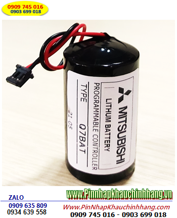 Mitsubishi Q7BAT, Pin nuôi nguồn PLC Mitsubishi Q7-BAT C 5000mAh, Xuất xứ NHẬT 